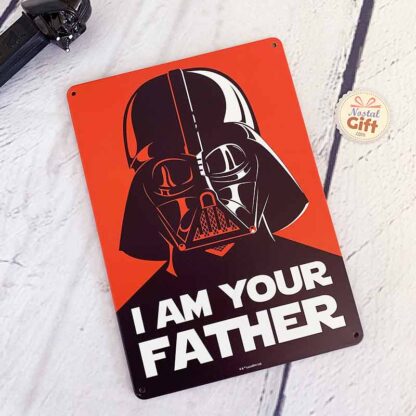 Star Wars - Plaque en métal "I AM YOUR FATHER"