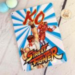 Street Fighter - Plaque en métal KO Ryu