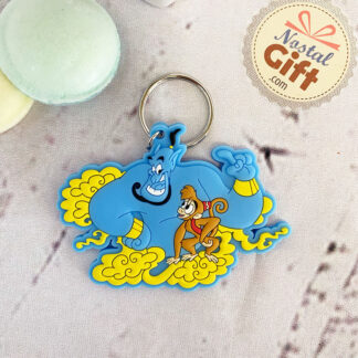 Porte clés Disney Aladdin - Le Génie et Abu