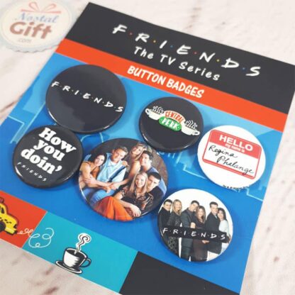 Friends - Set de 6 badges