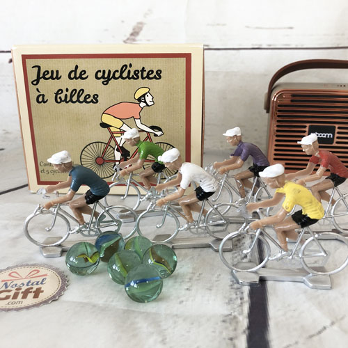 Jeu de billes cyclistes