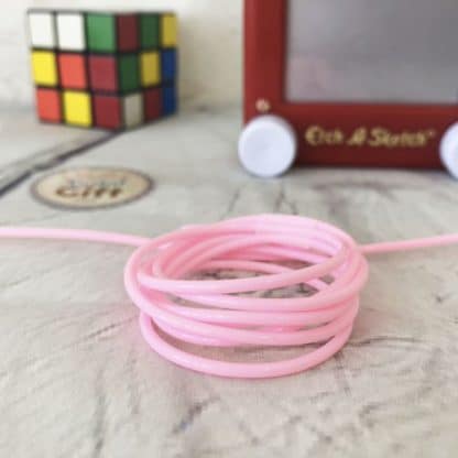 Fils de scoubidou - Rose clair (par 3)