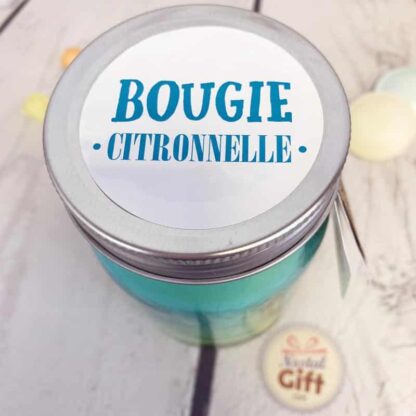 Bougie parfum citronnelle - Bougie jar