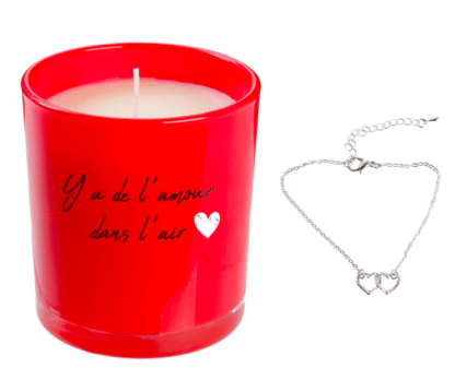 Bougie + Bijoux surprise "Y'a de l'amour dans l'air" – Image 2