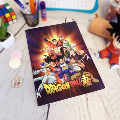 Cahier A4 Dragon Ball DBS avec 96 pages & Gros carreaux (séyès) - Clairefontaine