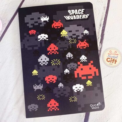 Carnet ligné Space Invaders