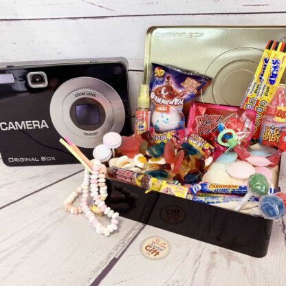 Coffret Cadeau : Boite bonbons 90 "camera"