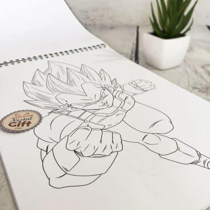 Bloc de coloriage A4 Dragon Ball 84 pages - Clairefontaine – Image 2
