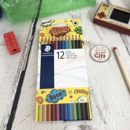 12 crayons de couleur hexagonaux Comic - Staedtler