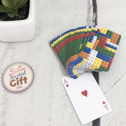 Mini jeu de cartes briques