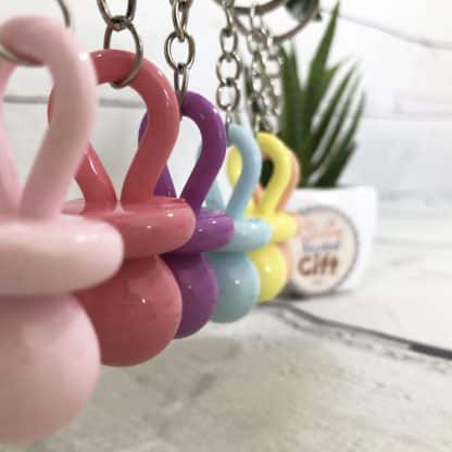 Porte-clefs totoche pastel