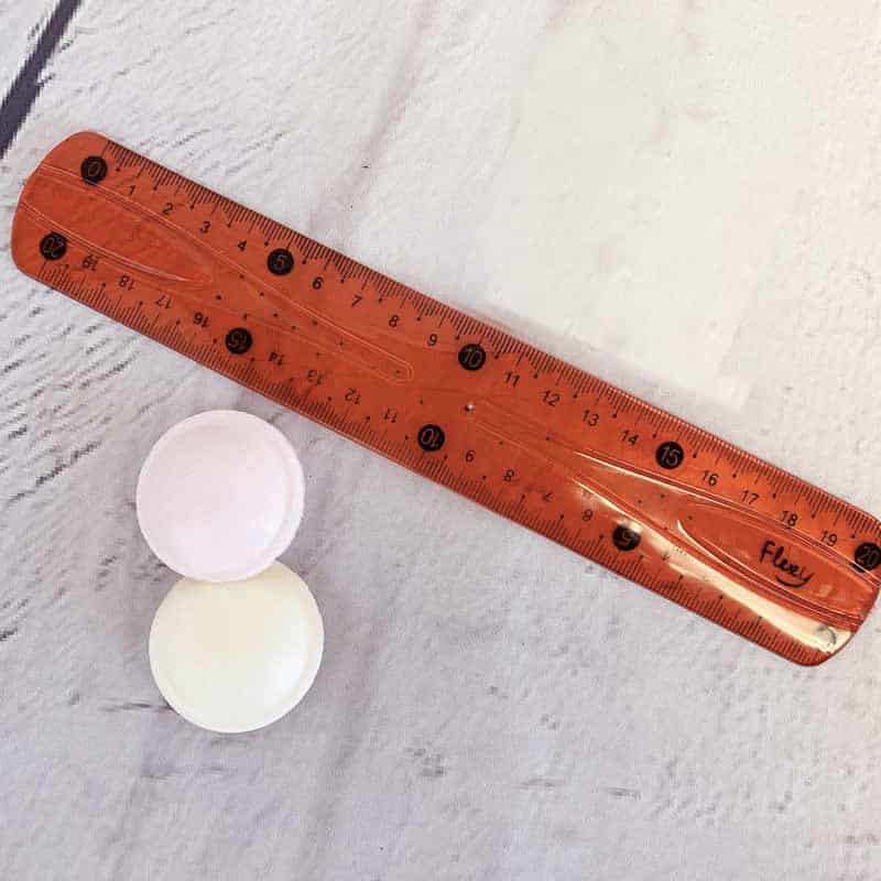 Règle flexible rouge 20 cm