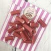 Bonbon mini câbles  fourrés - goût fraise x20