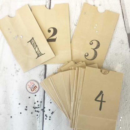 Calendrier de l'avent - Sachets en papier Naturel – Image 2