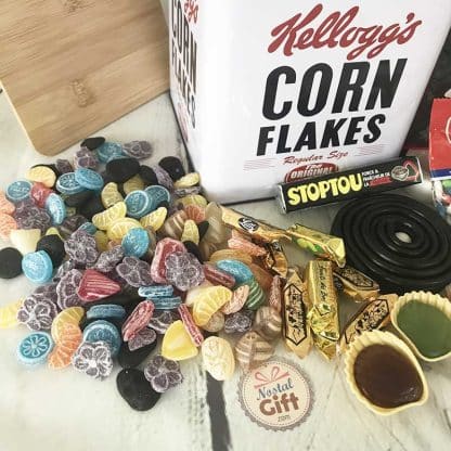 Coffret bonbon ancien - Boîte en métal Corn Flakes logo de Kellogg's – Image 4