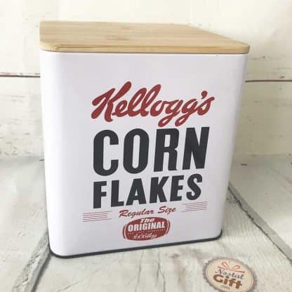 Coffret bonbon ancien - Boîte en métal Corn Flakes logo de Kellogg's – Image 2