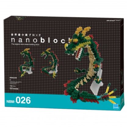 Nanoblock - Grand Dragon et boule de cristal - Figurine Deluxe à monter