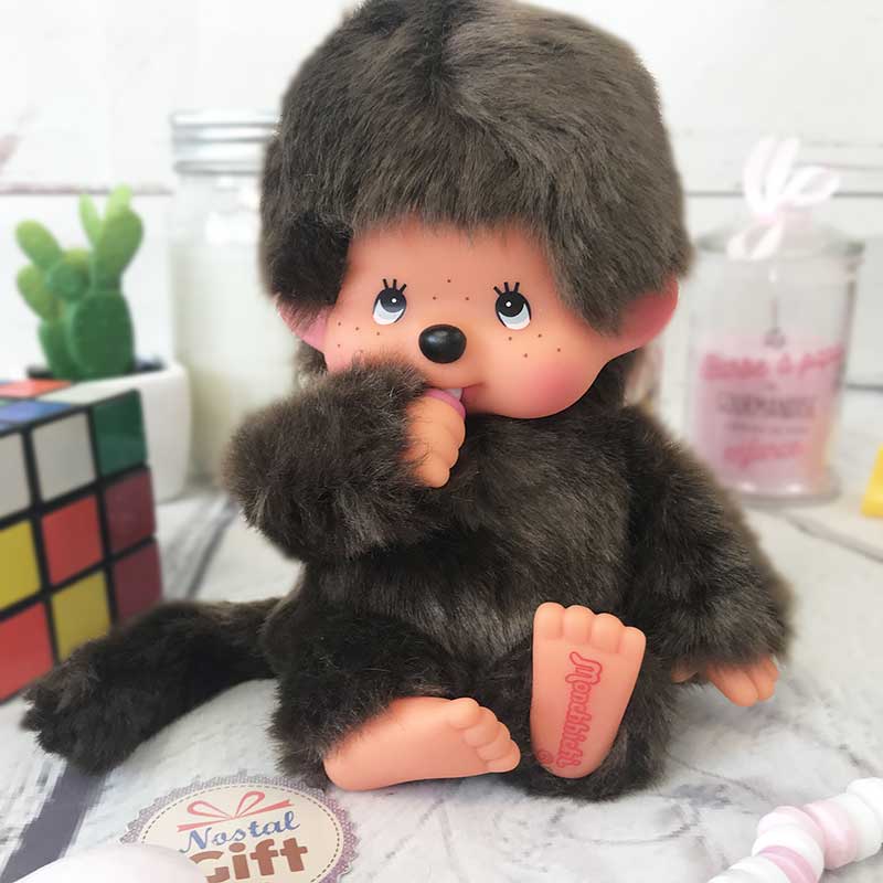 Monchhichi bebe Kiki Bleu 16 cm : : Jeux et Jouets