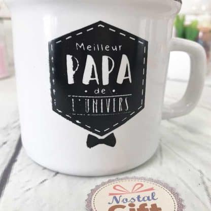 Tasse "Papa trop cool" bleu