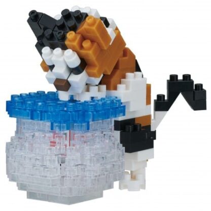 Nanoblock -  le chat aquarium - Figurine mini à monter
