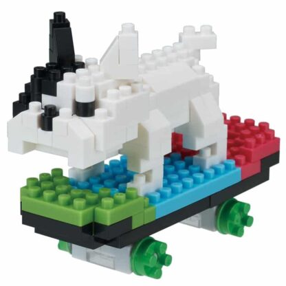 Nanoblock -  le chien skateur - Figurine mini à monter