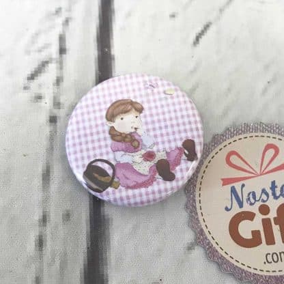 Badge Vintage petite fille