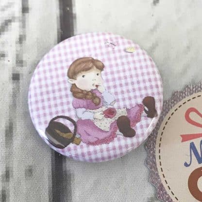 Badge Vintage petite fille