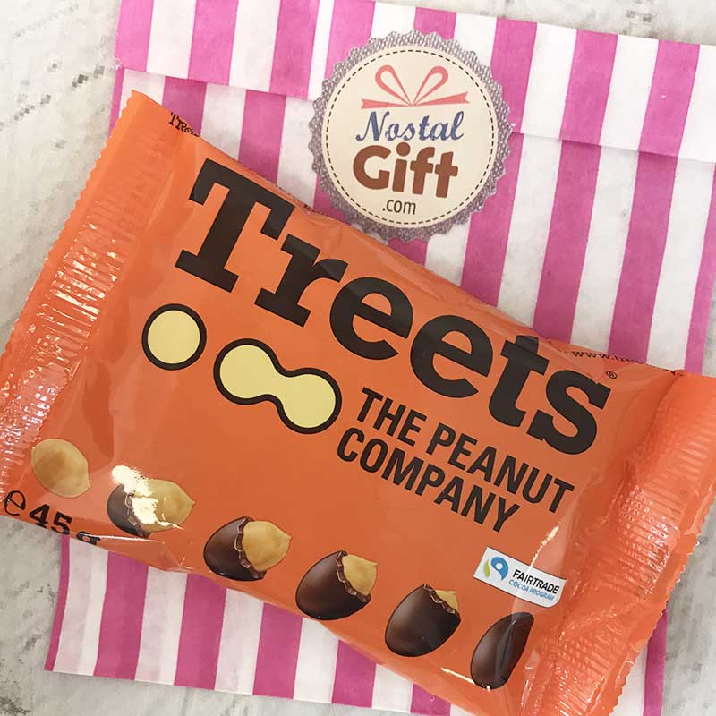 Treets - Cacahuètes enrobés de chocolat au lait - petit sachet (45g)