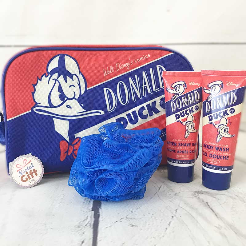Coffret cadeau - Trousse de toilette et 3 produits de beauté – Donald (Disney)