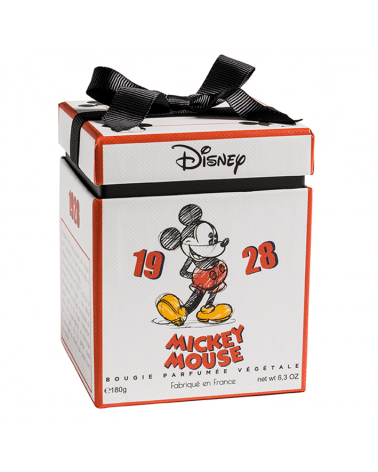 Bougie Mickey 1928 et son coffret cadeau - Parfum Végétal