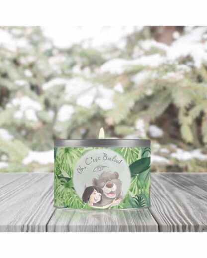 Bougie végétale - Ti amo (La Belle et le Clochard) - Parfum tomate Basilic - Edition métal