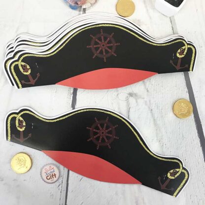 Chapeaux de pirates (x 12) - Anniversaire pirate – Image 3