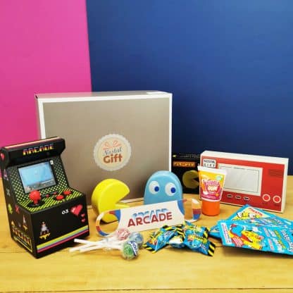 Coffret Cadeau jeux vidéo Arcade 70s (Avec Mini Arcade)