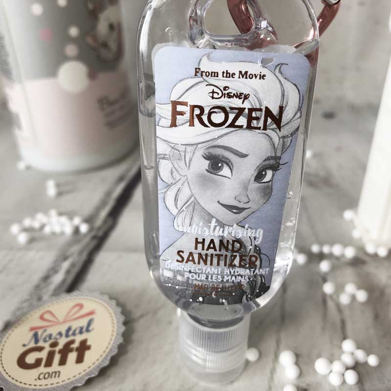 Gel désinfectant hydratant pour les mains - Elsa (La Reine des Neiges) -  Parfum Noix de Coco