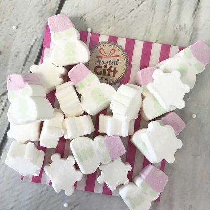 Sachet de bonbons de Noël - Bonhomme de neige en guimauve x 15 – Image 3