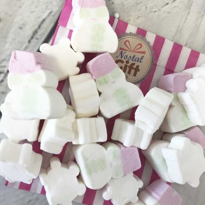 Sachet de bonbons de Noël - Bonhomme de neige en guimauve x 15 – Image 2