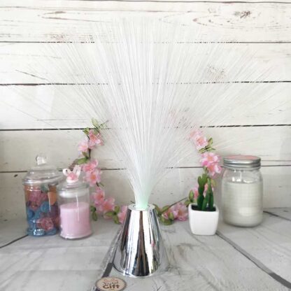 Lampe retro - fibre optique - Couleurs changeantes - 33cm