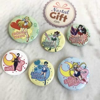 Sailor Moon - Set de 6 badges