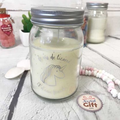 Bougie jar - Licorne – Image 5