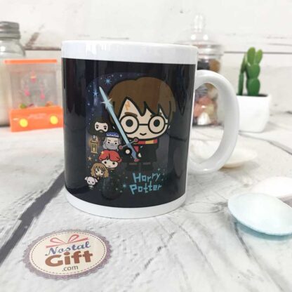 Mug Harry Potter -  Personnages mignons avec Hermione, Ron et Harry Potter – Image 2