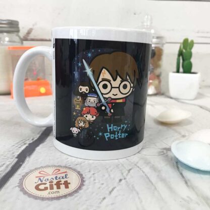 Mug Harry Potter -  Personnages mignons avec Hermione, Ron et Harry Potter