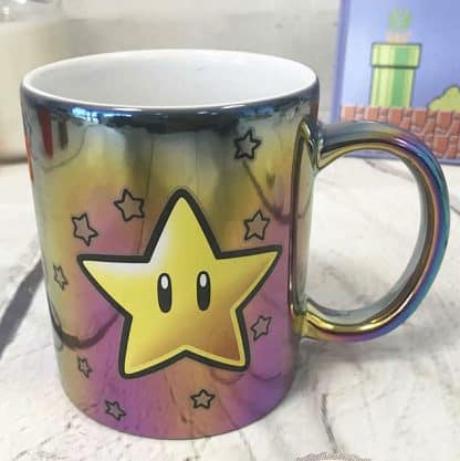 Super Mario Bros - Mug Etoile métallique