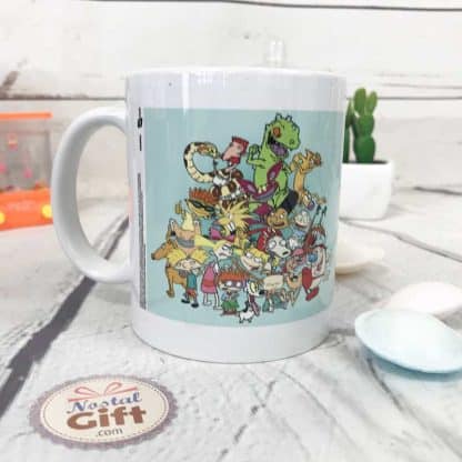 Mug Nickelodeon - Hé Arnold - Razmoket (fond bleu)