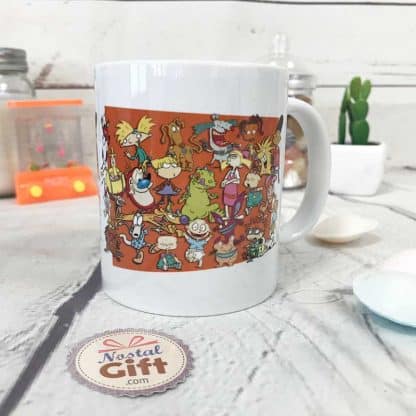 Mug Nickelodeon - Hé Arnold - Razmoket (fond rouge) – Image 2