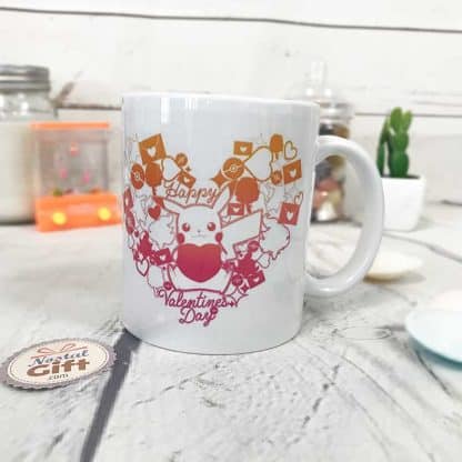 Mug Pokemon - Pikachu "St Valentin" – Image 2