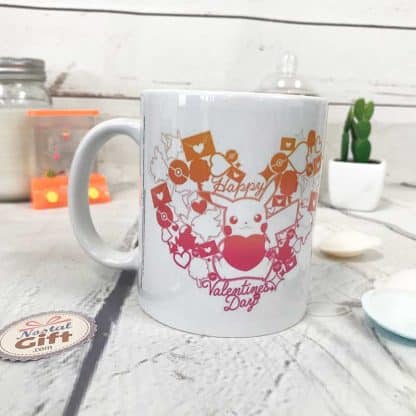 Mug Pokemon - Pikachu "St Valentin"