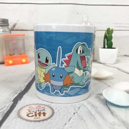 Mug Pokemon - Pokemon type eau (Carapuce, Tiplouf, Moustillon, Totodile... ) – Image 2