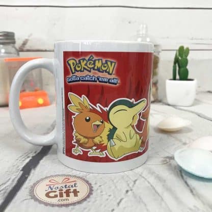 Mug Pokemon - Pokemon type feu (Salamèche, Gruikui, Poussifeu, Héricendre...)