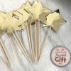 Pic Apéro étoile doré - lot de 12 – Image 2