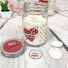 Bougie jar - "Je suis souvent tombé Amoureux à chaque fois de toi " – Image 2